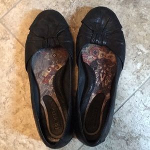 Born black flats size 9